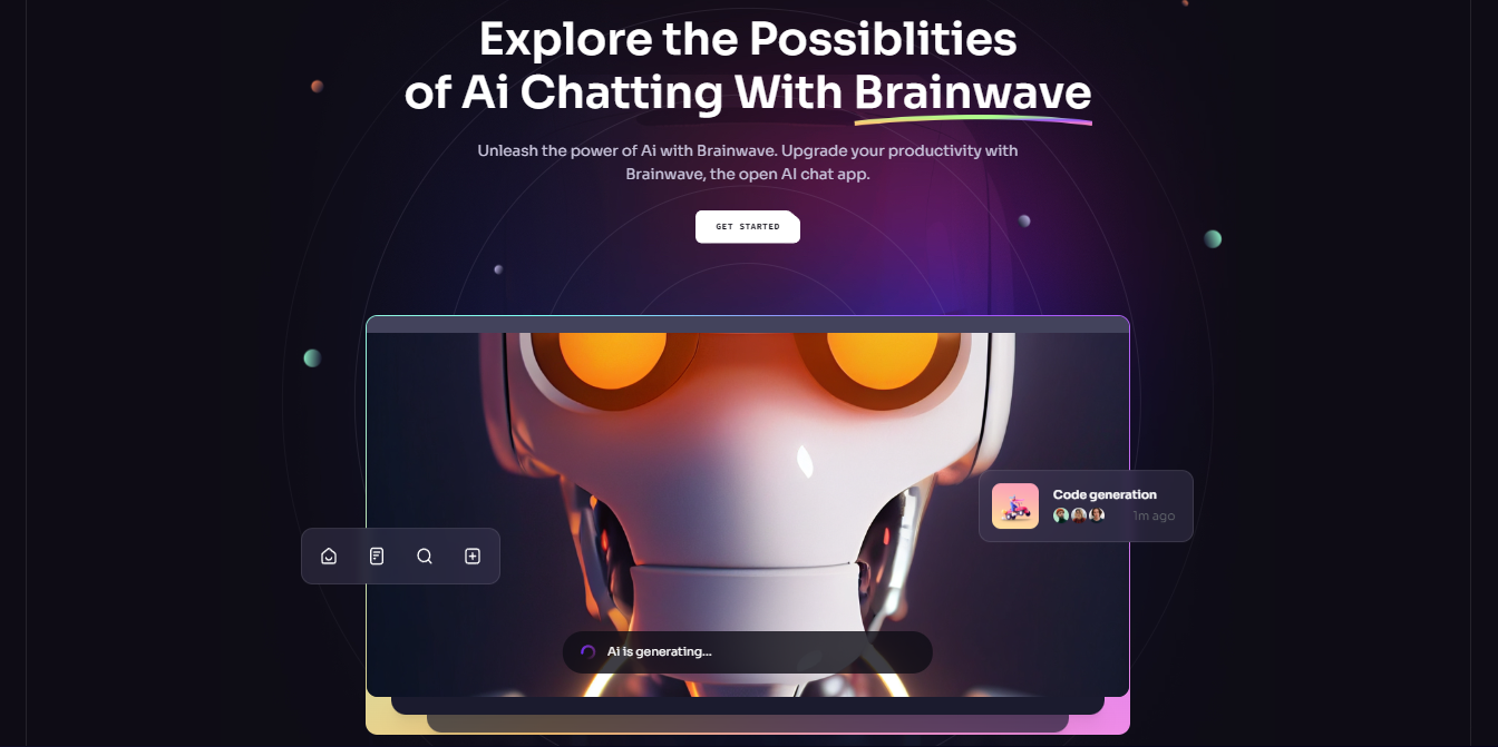 Brainwave AI — Frontend · UI Design · Next.js